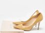 Jimmy Choo Pre-owned Leather heels Beige Dames - Thumbnail 9