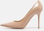 Jimmy Choo Pre-owned Leather heels Beige Dames - Thumbnail 2