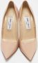 Jimmy Choo Pre-owned Leather heels Beige Dames - Thumbnail 3