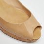 Jimmy Choo Pre-owned Leather heels Beige Dames - Thumbnail 6