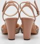 Jimmy Choo Pre-owned Leather heels Beige Dames - Thumbnail 3