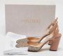 Jimmy Choo Pre-owned Leather heels Beige Dames - Thumbnail 7