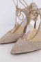 Jimmy Choo Pre-owned Leather heels Beige Dames - Thumbnail 4