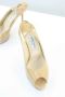 Jimmy Choo Pre-owned Leather heels Beige Dames - Thumbnail 4