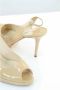 Jimmy Choo Pre-owned Leather heels Beige Dames - Thumbnail 5