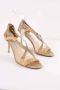 Jimmy Choo Pre-owned Leather heels Beige Dames - Thumbnail 3