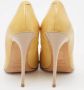 Jimmy Choo Pre-owned Leather heels Beige Dames - Thumbnail 2