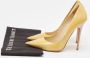 Jimmy Choo Pre-owned Leather heels Beige Dames - Thumbnail 6