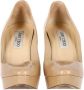 Jimmy Choo Pre-owned Leather heels Beige Dames - Thumbnail 3