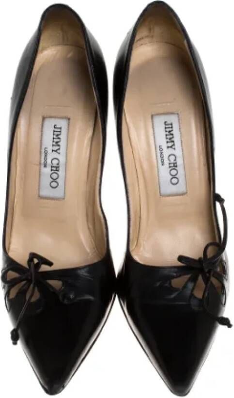 Jimmy Choo Pre-owned Leather heels Black Dames