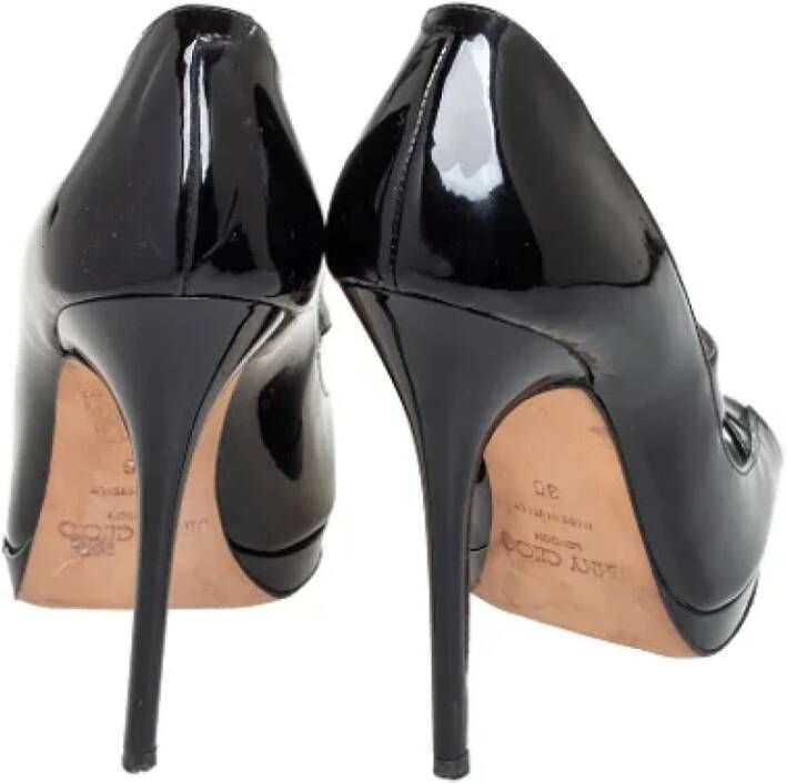 Jimmy Choo Pre-owned Leather heels Black Dames