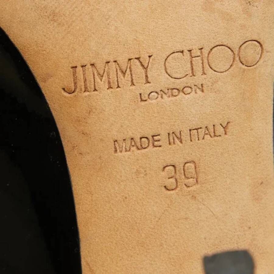 Jimmy Choo Pre-owned Leather heels Black Dames