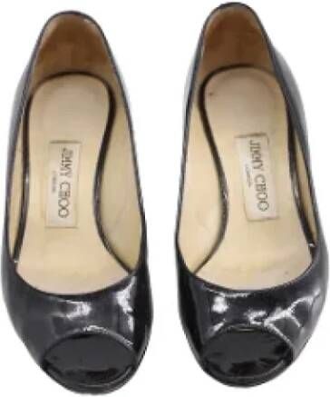 Jimmy Choo Pre-owned Leather heels Black Dames