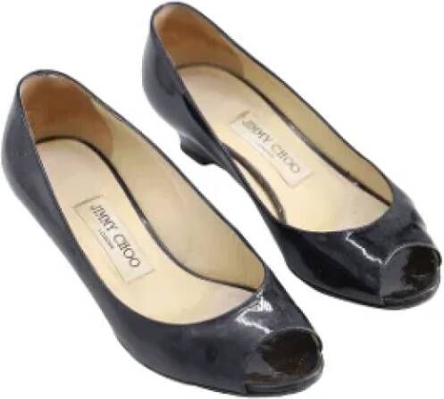 Jimmy Choo Pre-owned Leather heels Black Dames