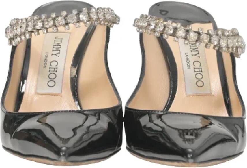 Jimmy Choo Pre-owned Leather heels Black Dames