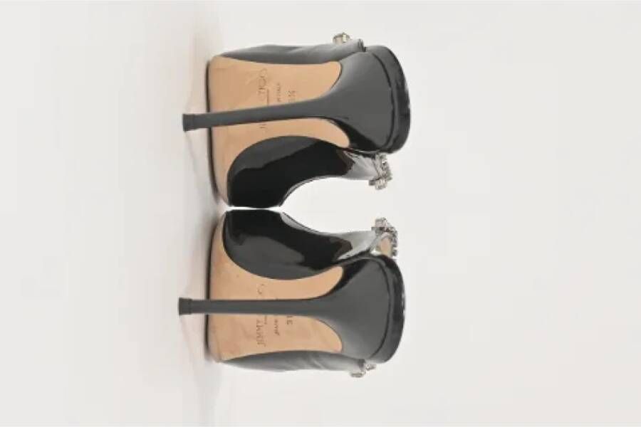 Jimmy Choo Pre-owned Leather heels Black Dames