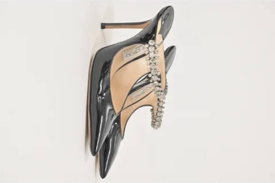 Jimmy Choo Pre-owned Leather heels Black Dames