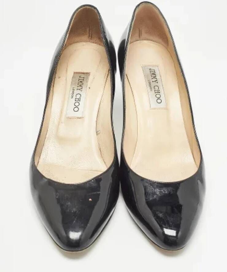 Jimmy Choo Pre-owned Leather heels Black Dames