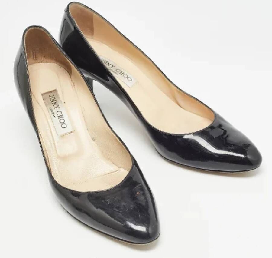 Jimmy Choo Pre-owned Leather heels Black Dames