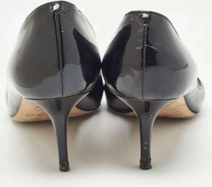 Jimmy Choo Pre-owned Leather heels Black Dames