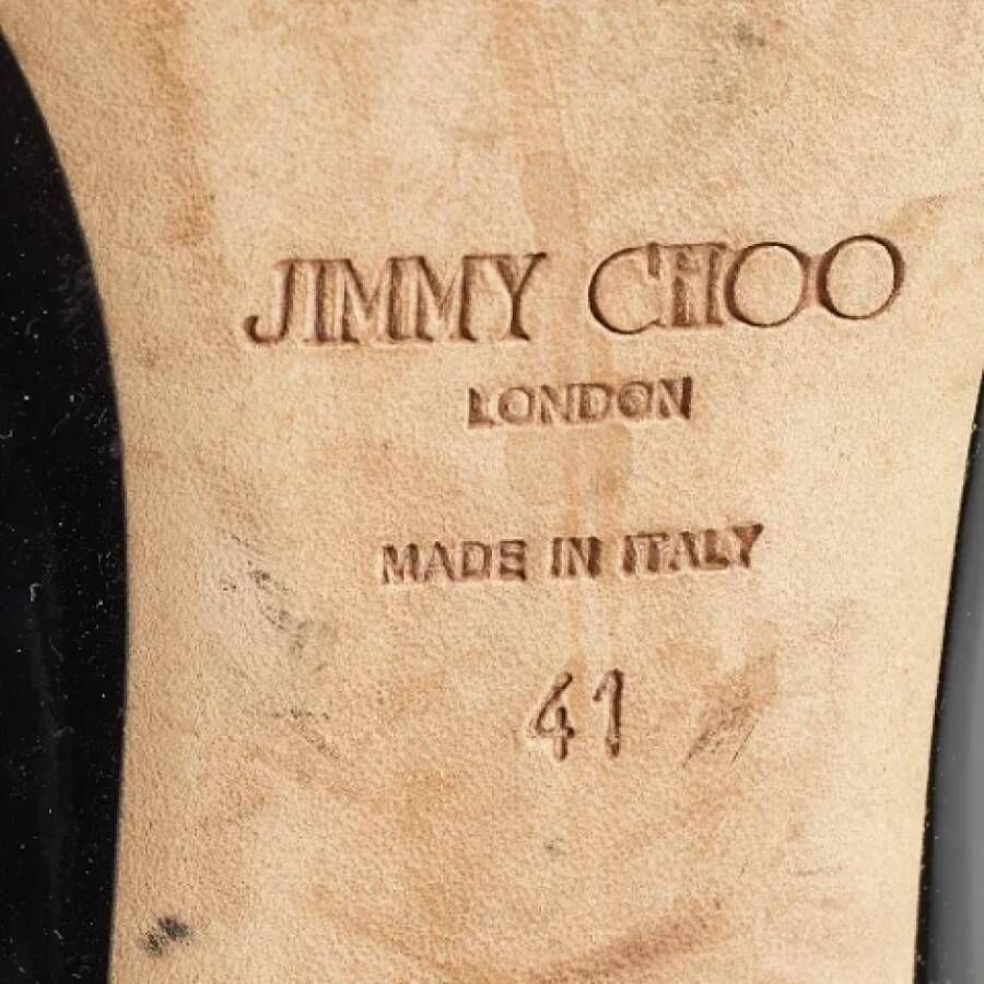 Jimmy Choo Pre-owned Leather heels Black Dames