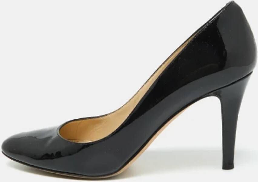 Jimmy Choo Pre-owned Leather heels Black Dames