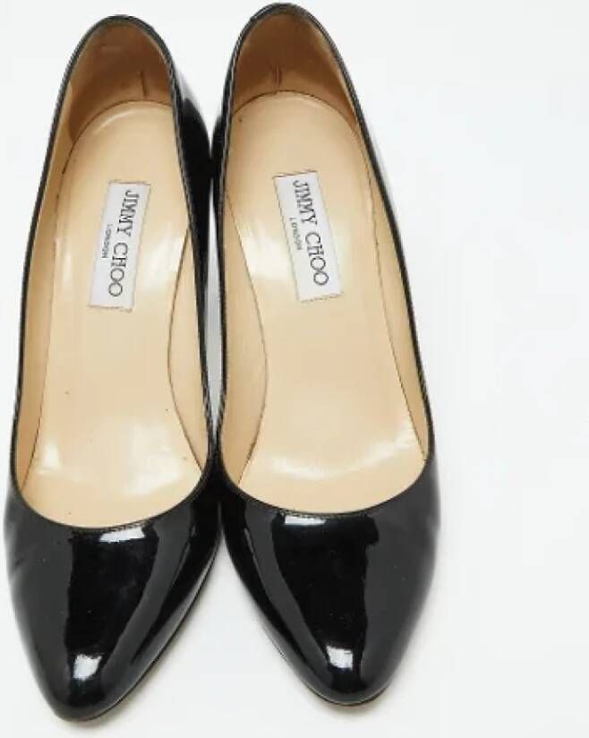 Jimmy Choo Pre-owned Leather heels Black Dames