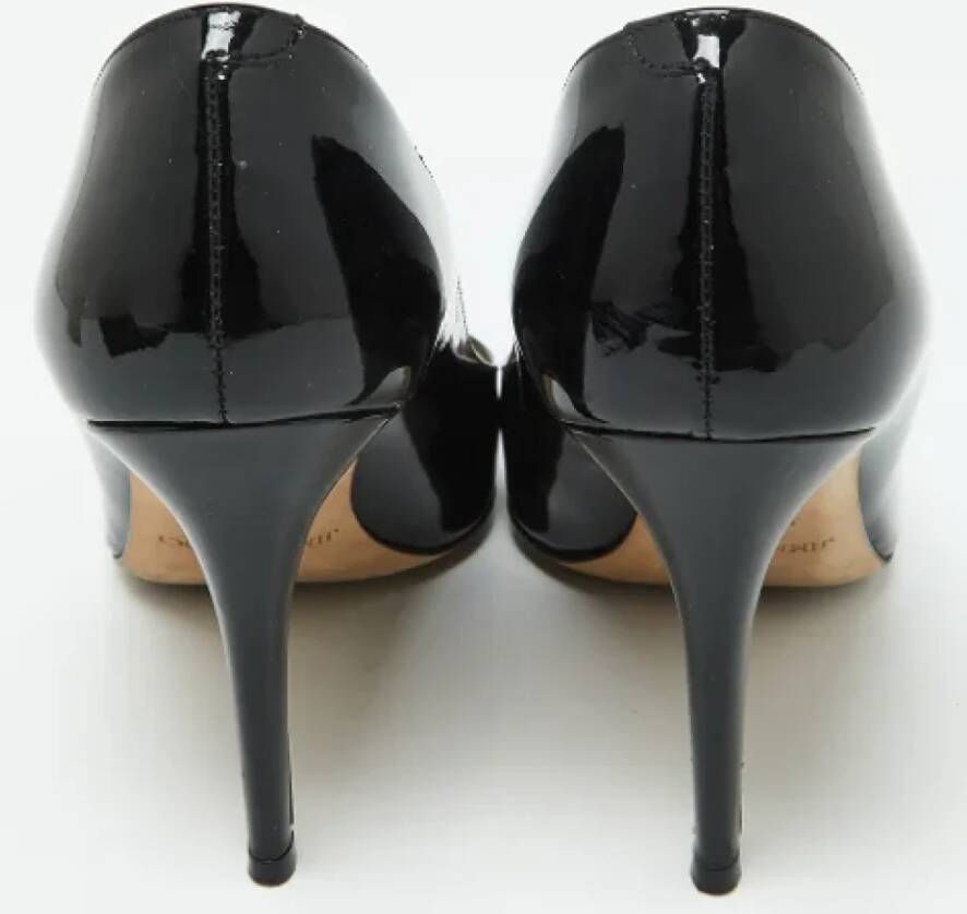 Jimmy Choo Pre-owned Leather heels Black Dames