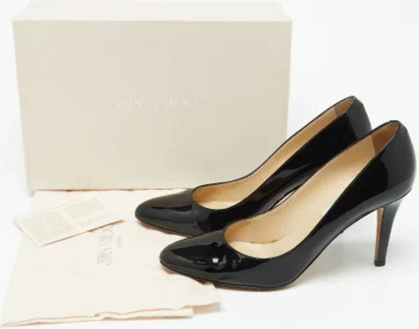 Jimmy Choo Pre-owned Leather heels Black Dames