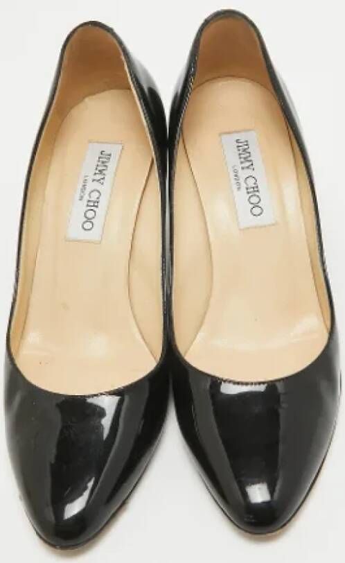 Jimmy Choo Pre-owned Leather heels Black Dames