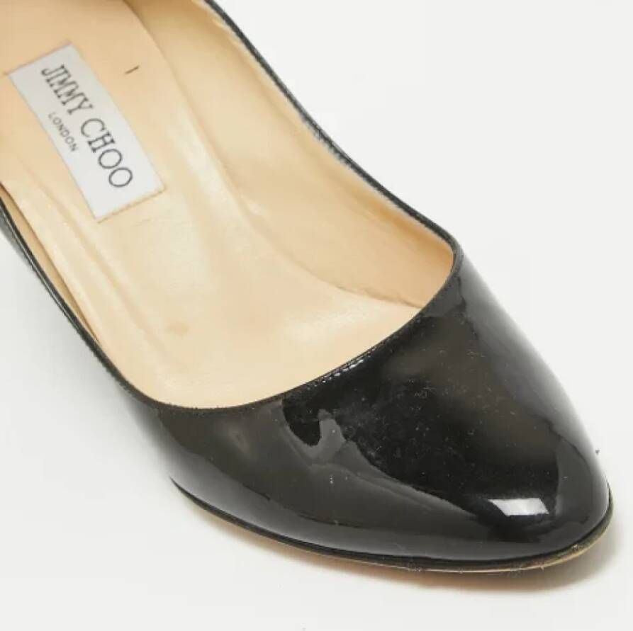 Jimmy Choo Pre-owned Leather heels Black Dames