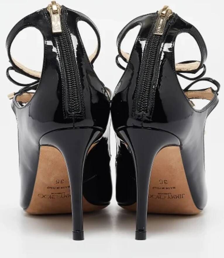 Jimmy Choo Pre-owned Leather heels Black Dames