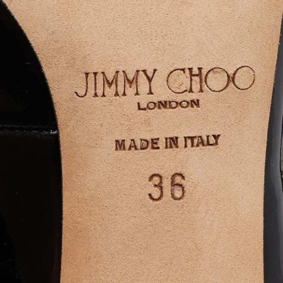 Jimmy Choo Pre-owned Leather heels Black Dames