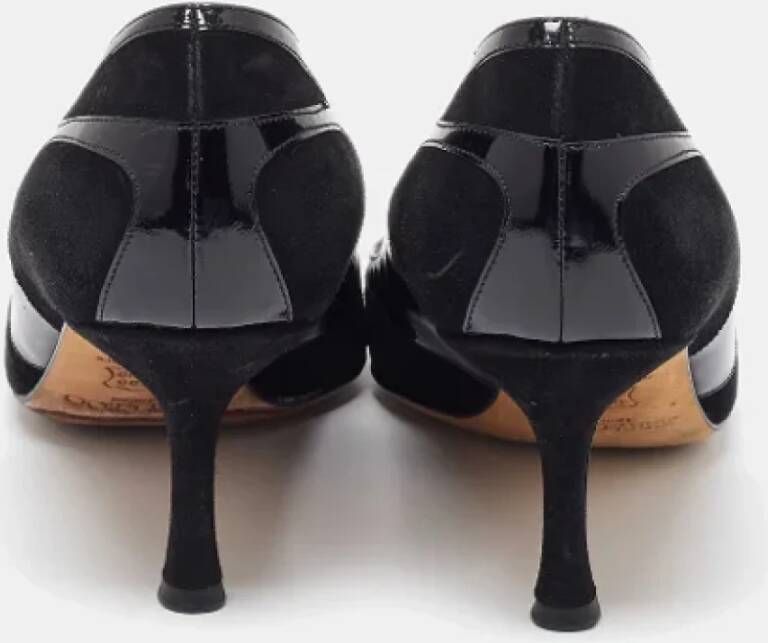 Jimmy Choo Pre-owned Leather heels Black Dames