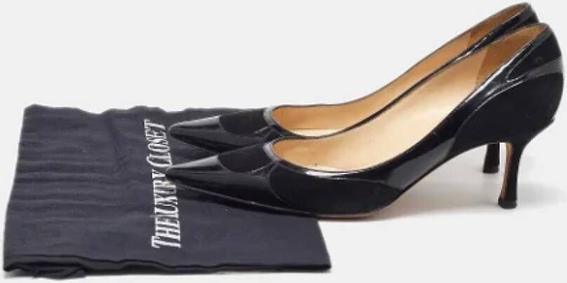 Jimmy Choo Pre-owned Leather heels Black Dames