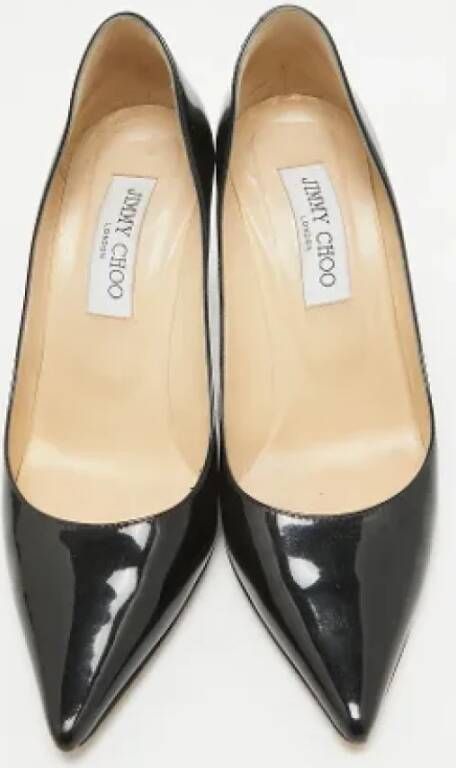 Jimmy Choo Pre-owned Leather heels Black Dames