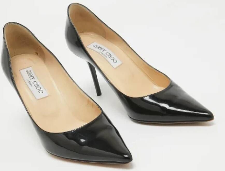 Jimmy Choo Pre-owned Leather heels Black Dames