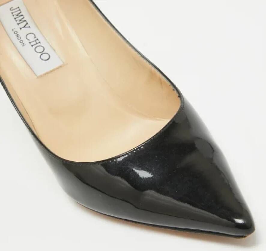 Jimmy Choo Pre-owned Leather heels Black Dames