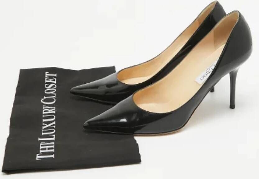 Jimmy Choo Pre-owned Leather heels Black Dames