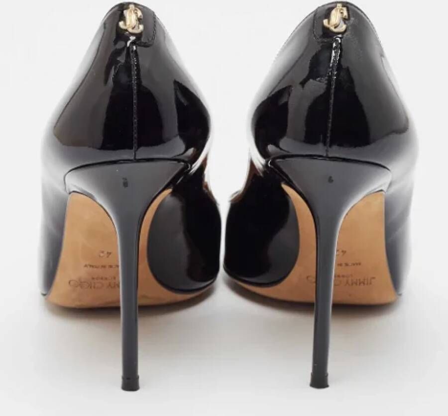 Jimmy Choo Pre-owned Leather heels Black Dames