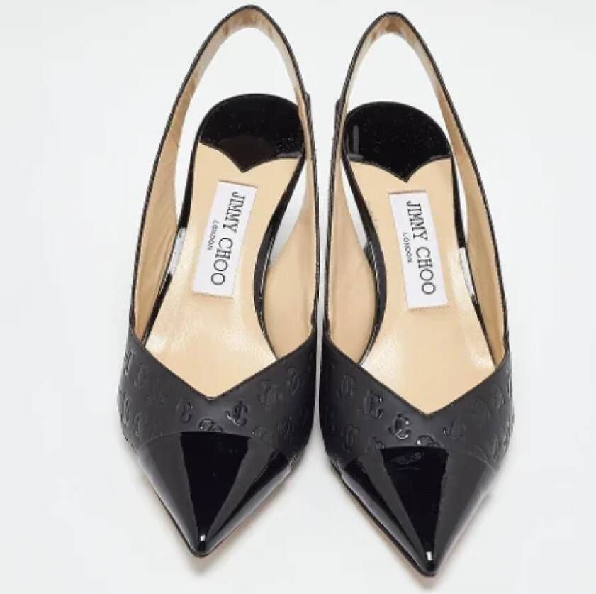 Jimmy Choo Pre-owned Leather heels Black Dames