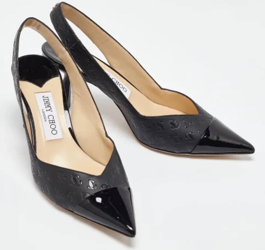 Jimmy Choo Pre-owned Leather heels Black Dames