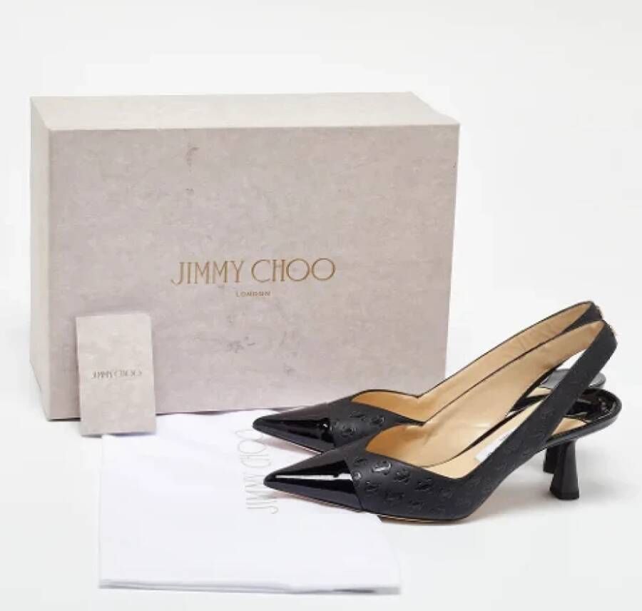 Jimmy Choo Pre-owned Leather heels Black Dames