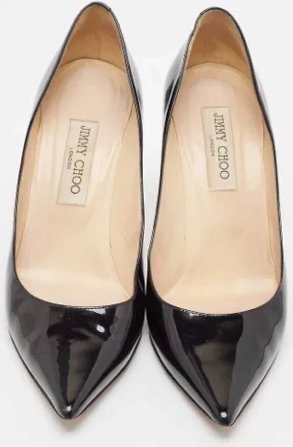 Jimmy Choo Pre-owned Leather heels Black Dames