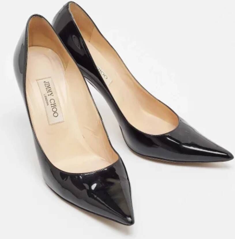 Jimmy Choo Pre-owned Leather heels Black Dames