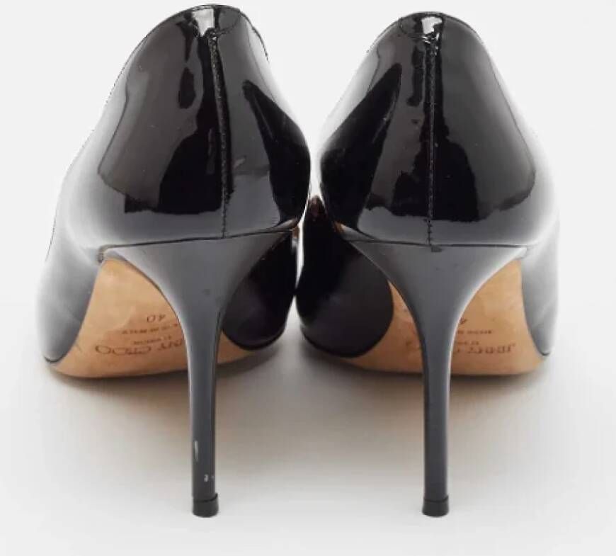 Jimmy Choo Pre-owned Leather heels Black Dames