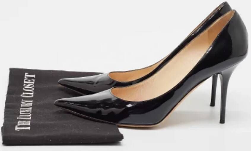 Jimmy Choo Pre-owned Leather heels Black Dames