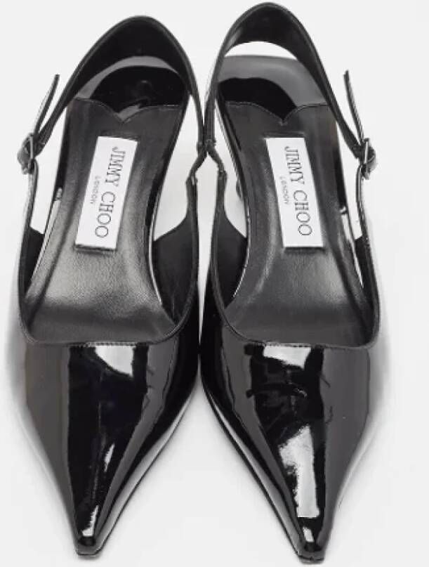 Jimmy Choo Pre-owned Leather heels Black Dames