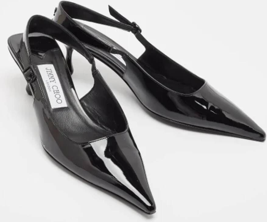 Jimmy Choo Pre-owned Leather heels Black Dames