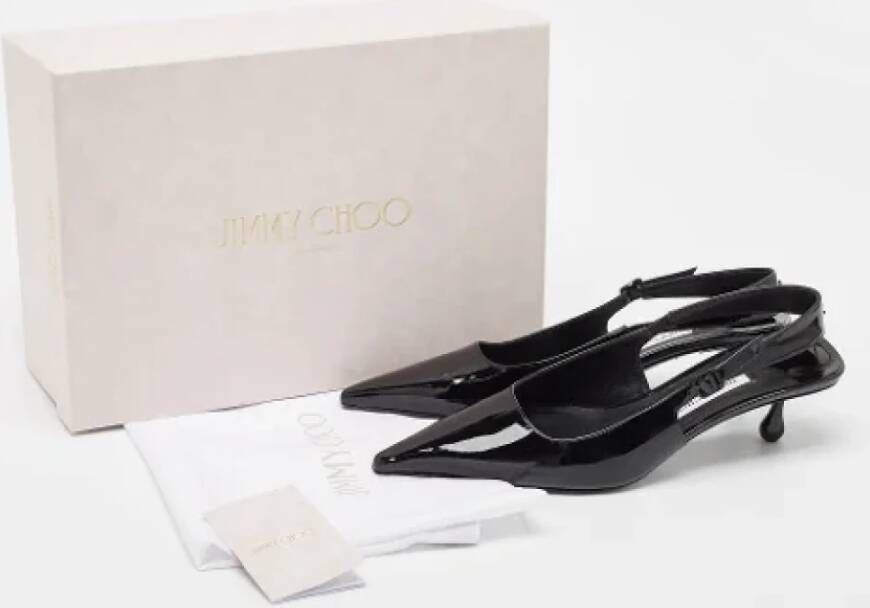 Jimmy Choo Pre-owned Leather heels Black Dames